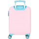 TROLLEY DA VIAGGIO MINNIE DISNEY ROSA VALIGIA ABS 4RUOTE 33X50X20CM BAGAGLIO A MANO DA CABINA 2 CHIUSURE A COMBINAZIONI
