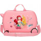 TROLLEY DA VIAGGIO CAVALCABILE ABS 4 RUOTE PRINCESS LA SIRENETTA DISNEY 50X38X20CM CON TRACOLLA VALIGIA ROSA DA CABINA