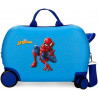 TROLLEY DA VIAGGIO CAVALCABILE ABS 4 RUOTE SPIDER MAN VIGIL MARVEL 31X45X20CM CON TRACOLLA VALIGIA DA CABINA UOMO RAGNO