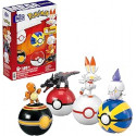 MEGA POKÉMON SQUADRA DI TIPO FUOCO PER ALLENATORE PRINCIPIANTE SET DA COSTRUIRE CON 105 PEZZI INCLUDE SALANDIT LITWICK