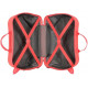 TROLLEY CAVALCABILE 4 RUOTE ABS DISNEY STITCH CUDDLE ME CORAL 31X45X20CM VALIGIA DA CABINA RIGIDA LEGGERA CON TRACOLLA