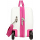 TROLLEY CAVALCABILE 4 RUOTE ABS DISNEY MINNIE PARTY 31X45X20CM VALIGIA BIANCA DA CABINA RIGIDA LEGGERA CON TRACOLLA