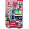 BARBIE YOU CAN BE ANYTHING BAMBOLINA DOTTORESSA BARBIE CAPELLI BIONDI+2 MINI BAMBOLE NEONATI+ACCESSORI DA MEDICO.MATTEL