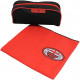 SET BEAUTY CASE DA VIAGGIO+TELO SPORT MICROFIBRA AC MILAN OFFICIAL PRODUCT 50X100CM UTILE PER PISCINA E PALESTRA
