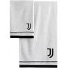 SET SPUGNA 2 PEZZI FC JUVENTUS 1 ASCIUGAMANO 60X100CM + 1 OSPITE 40X60CM 100%COTONE PRODOTTO UFFICIALE HERMET ITALY
