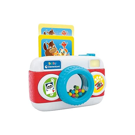 CLEMENTONI BABY CAMERA FOTOGRAFICA PARLANTE POP-UP EFFETTI LUMINOSI E CANZONCINE GIOCA E IMPARA 2 PULSANTI INTERATTIVI