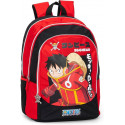 ZAINO SCUOLA ORGANIZZATO ONE PIECE 43HX32X23CM 3 ZIP 3 SCOMPARTI SPALLACCI REGOLABILI E IMBOTTITI PANINI SCUOLA ITALY