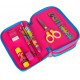 ASTUCCIO SCUOLA 3 ZIP A LIBRO NINNA E MATTI 44PZ.18MATITE 4.0MM 18PENNARELLI+PENNA CANCELLABILE+PENNA 6COL.+6 ACCESSORI