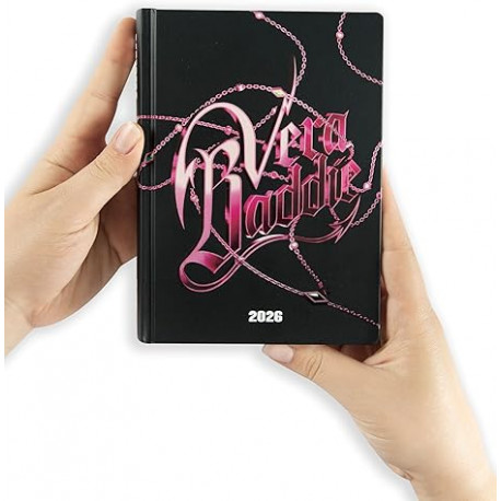LIBRODIARIO SCUOLA ANNA PEPE VERA BADDIE BLACK MEDIUM 16MESI 2025/26 ADESIVI STORIE E FOTO PANINI EDITORE MADE IN ITALY