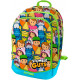 ZAINO DREAM CROSS LIME ORGANIZZATO SCUOLA STUMBLE GUYS 39X23X44CM 3 ZIP 38L 3 SCOMPARTI OFFICIAL PRODUCT TINTA UNITA
