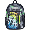 SEVEN ZAINO SCUOLA DUAL DETACH DOPPIO SCOMPARTO 1 STACCABILE ZAINO SPRINT PAINT BOY 30X44X24CM 32L TASCHE PC E BORRACCIA