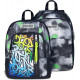SEVEN ZAINO SCUOLA DUAL DETACH DOPPIO SCOMPARTO 1 STACCABILE ZAINO SPRINT PAINT BOY 30X44X24CM 32L TASCHE PC E BORRACCIA