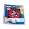 ALBUM CARD 10 FOGLI DA 9 TASCHE 90 TASCHE 90/180 CARDS 6X9,5CM INSERIMENTO LATERALE ANTI CADUTA PORTA FIGURINE FAVORIT