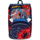 ZAINO SCUOLA ESTENSIBILE SPIDER MAN HANG TIME MARVEL 27X41X22CM ZAINO UOMO RAGNO ORIGINAL BLUE RED SEVEN ITALY