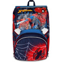 ZAINO SCUOLA ESTENSIBILE SPIDER MAN HANG TIME MARVEL 27X41X22CM ZAINO UOMO RAGNO ORIGINAL BLUE RED SEVEN ITALY