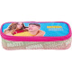 NINNA E MATTI ASTUCCIO SCUOLA OVALE ORGANIZZATO 23X9X5,5CM BAULOTTO UNIVERSITY CON PORTAPENNE 1 ZIP E TASCA INTERNA
