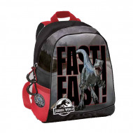 ZAINETTO ASILO E TEMPO LIBERO JURASSIC WORLD ANIMAL TRACKER STAMPA T-REX 32X24X10CM GIOCHI PREZIOSI ITALY