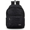 ZAINO SCUOLA AMERICANO COMIX LUREX NERO GLITTER 30X40X17CM 24 LITRI 1 ZIP 1+1TASCA CON ZIP COMIX PANINI SCUOLA ITALY
