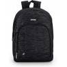 ZAINO SCUOLA ORGANIZZATO COMIX LUREX NERO GLITTER 32X43X23CM 31L 3 ZIP 2 TASCHE CON ZIP PANINI SCUOLA ITALY