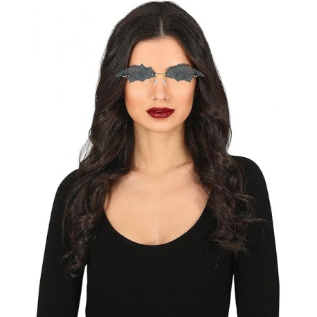 OCCHIALI A FORMA DI PIPISTRELLO OCCHIALINI SCURI DA VAMPIRO PER TRAVESTIMENTI DI CARNEVALE HALLOWEEN E PARTY HORROR