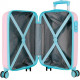 TROLLEY ABS 4 RUOTE MINNIE ALL MY LOVE ROSA BLU DISNEY 37X55X20CM VALIGIA BAGAGLIO A MANO DOPPIA CHIUSURA A COMBINAZIONI