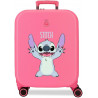 TROLLEY DA VIAGGIO STITCH PLAYFUL DISNEY ABS 4RUOTE 38X55X20CM VALIGIA BAGAGLIO A MANO DA CABINA CHIUSURE A COMBINAZIONI