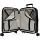 TROLLEY DA VIAGGIO REEBOK FRANKLIN IN ABS 4 DOPPIE RUOTE 2 ZIP ESPANDIBILE VALIGIA CABINA 40X55X20CM CHIUSURE A COMBINAZ