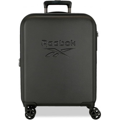 TROLLEY DA VIAGGIO REEBOK FRANKLIN IN ABS 4 DOPPIE RUOTE 2 ZIP ESPANDIBILE VALIGIA CABINA 40X55X20CM CHIUSURE A COMBINAZ