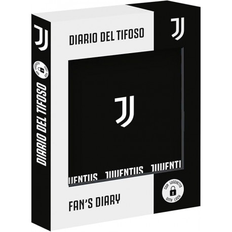 IL TUO LIBRO DIARIO SEGRETO CON LUCCHETTO FC JUVENTUS 21X15CM DIARIO DEL TIFOSO JUVENTUS OFFICIAL PRODUCT SEVEN ITALY