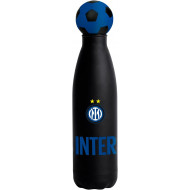 SEVEN BORRACCIA TERMICA FC INTERNAZIONALE TAPPO A FORMA DI PALLONE 500ML ACCIAIO INOX304 FREDDO CALDO T.STAGNA BPA FREE