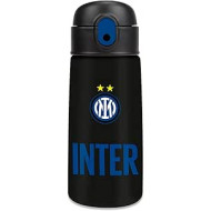 SEVEN BORRACCIA TERMICA KID FC INTERNAZIONALE TAPPO AUTOMATICO C/CANNUCCIA 460ML ACCIAIO INOX304 FREDDO CALDO BPA FREE