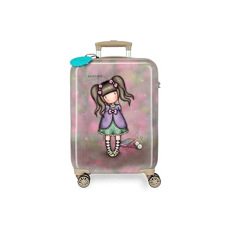 TROLLEY GORJUSS SANTORO LONDON WISHPERED KEY 38X54X20CM VALIGIA ABS BAGAGLIO A MANO DA STIVA CHIUSURA A COMBINAZIONI