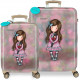 SET 2 TROLLEY DA VIAGGIO GORJUSS SANTORO LONDON NUTRACK VALIGIE ABS4RUOTE CABINA 37X20X55CM STIVA45X67X26CM CHIUSURE TSA
