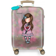 TROLLEY DA VIAGGIO GORJUSS SANTORO LONDON NUTRACKER VALIGIA ABS DA CABINA 4 DOPPIE RUOTE 37X20X55CM CHIUSURE TSA