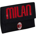 SEVEN PORTAFOGLIO 3 ANTE AC MILAN GLORIOUS HISTORY VELCRO WALLET 1 TASCA PORTAMONETE OFFICIAL PRODUCT SEVEN TORINO ITALY