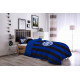 PARURE COPRIPIUMINO 1 PIAZZA FC INTERNAZIONALE OFFICIAL PRODUCT SACCO COPRIPIUMINO 155X200CM FEDERA 50X80CM 100% COTONE
