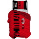PARURE COPRIPIUMINO 1 PIAZZA AC MILAN 1899 OFFICIAL PRODUCT SACCO COPRIPIUMINO 155X200CM FEDERA 50X80CM 100% COTONE HERM