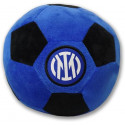 CUSCINO PALLONE FC INTERNAZIONALE ORIGINAL PALLA MORBIDA TONDA DIAMETRO 22CM BLU E NERO CON LOGO PRODOTTO UFFICIALE