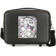 BEAUTY CASE DA VIAGGIO ABS KUROMI CLOSER FEST NERO SANRIO HELLO KITTY NECESER 29X21X15CM CON FASCIA AGGANCIO PER TROLLEY