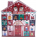 CALENDARIO DELL"AVVENTO CASETTA SANTA"S TOY FACTORY TOYS SHOP 24 CASSETTI DECORAZIONI NATALIZIE ASPETTANDO NATALE