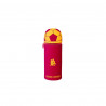 SEVEN AS ROMA 1927 BUSTINA SCUOLA CILINDRO IN SILICONE 1 ZIP PARTE SUPERIORE A FORMA DI PALLONE 19X6CM OFFICIAL PRODUCT