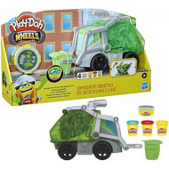 PLAY DOH WHEELS CHE BELLO SCARICARE CAMION DEI RIFIUTI 2 IN 1 CON RIFIUTI DI PASTA MODELLABILE E 3 VASETTI MULTI HASBRO