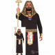 COSTUME CARNEVALE FARAONE EGIZIANO TG.XXL VESTITO COMPLETO DI COPRICAPO COLLETTO E CINTURA ANTICO EGITTO NO ACCESSORI
