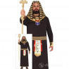 COSTUME CARNEVALE FARAONE EGIZIANO TG.XXL VESTITO COMPLETO DI COPRICAPO COLLETTO E CINTURA ANTICO EGITTO NO ACCESSORI