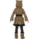 COSTUME CARNEVALE BAMBINA LEOPARDO10/12ANNI VESTITO COMPLETO GIACCA C/CAPPUCCIO CAMICIA GUANTI SCALDAMUSCOLI NO ACCESS