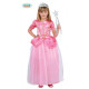 COSTUME CARNEVALE PRINCIPESSA DEL BALLO VESTITO PRINCIPESSA ROSA 10/12 ANNI PER TRAVESTIMENTI A TEMA FIABE NO ACCESSORI