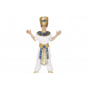 COSTUME CARNEVALE FARAONE EGIZIANO 3/4 ANNI VESTITO COMPLETO CAPPELLO MAGLIA CINTURA C/COLLO E PANTALONI NO ACCESSORI