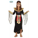 COSTUME CARNEVALE EGIZIANA CLEOPATRA 3/4 ANNI VESTITO COPRICOLLO E CINTURA PER TRAVESTIMENTI ANTICO EGITTO NO ACCESSORI
