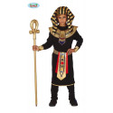 COSTUME CARNEVALE EGIZIANO FARAONE 3/4 ANNI VESTITO COMPLETO C/CAPO PANTALONI COLLETTO CINTURA ANTICO EGITTO NO ACCESSO