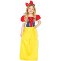 COSTUME CARNEVALE PRINCIPESSA DEL BOSCO 3/4 ANNI VESTITO PER TRAVESTIMENTI A TEMA FAVOLE BIANCANEVE ABITO NO ACCESSORI